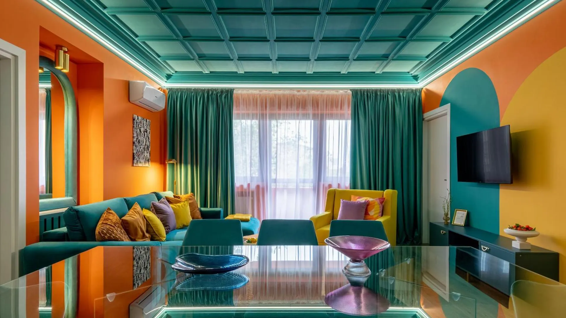 Wes Anderson In Bucharest Apartment