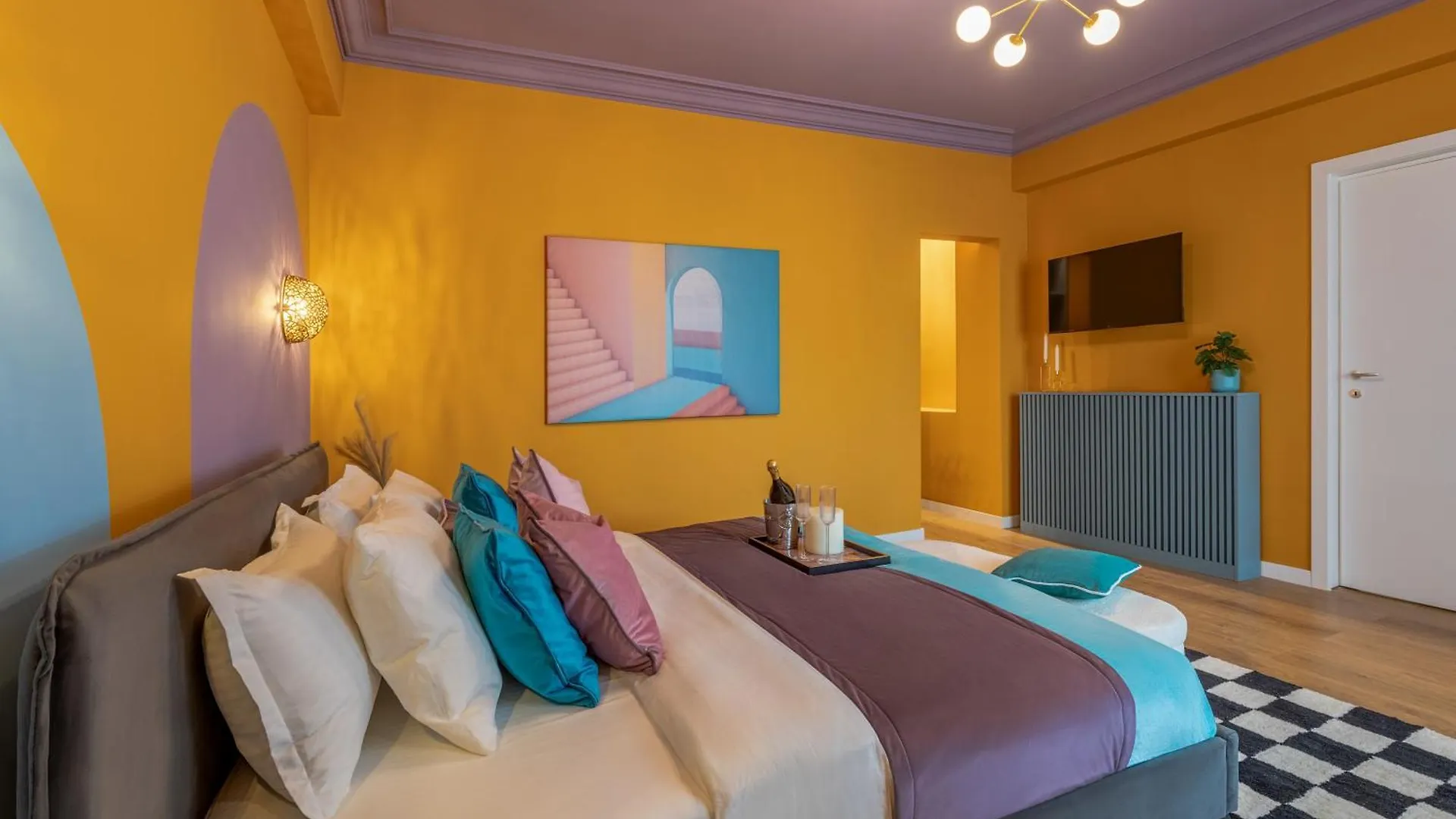 Wes Anderson In Bucharest Apartment