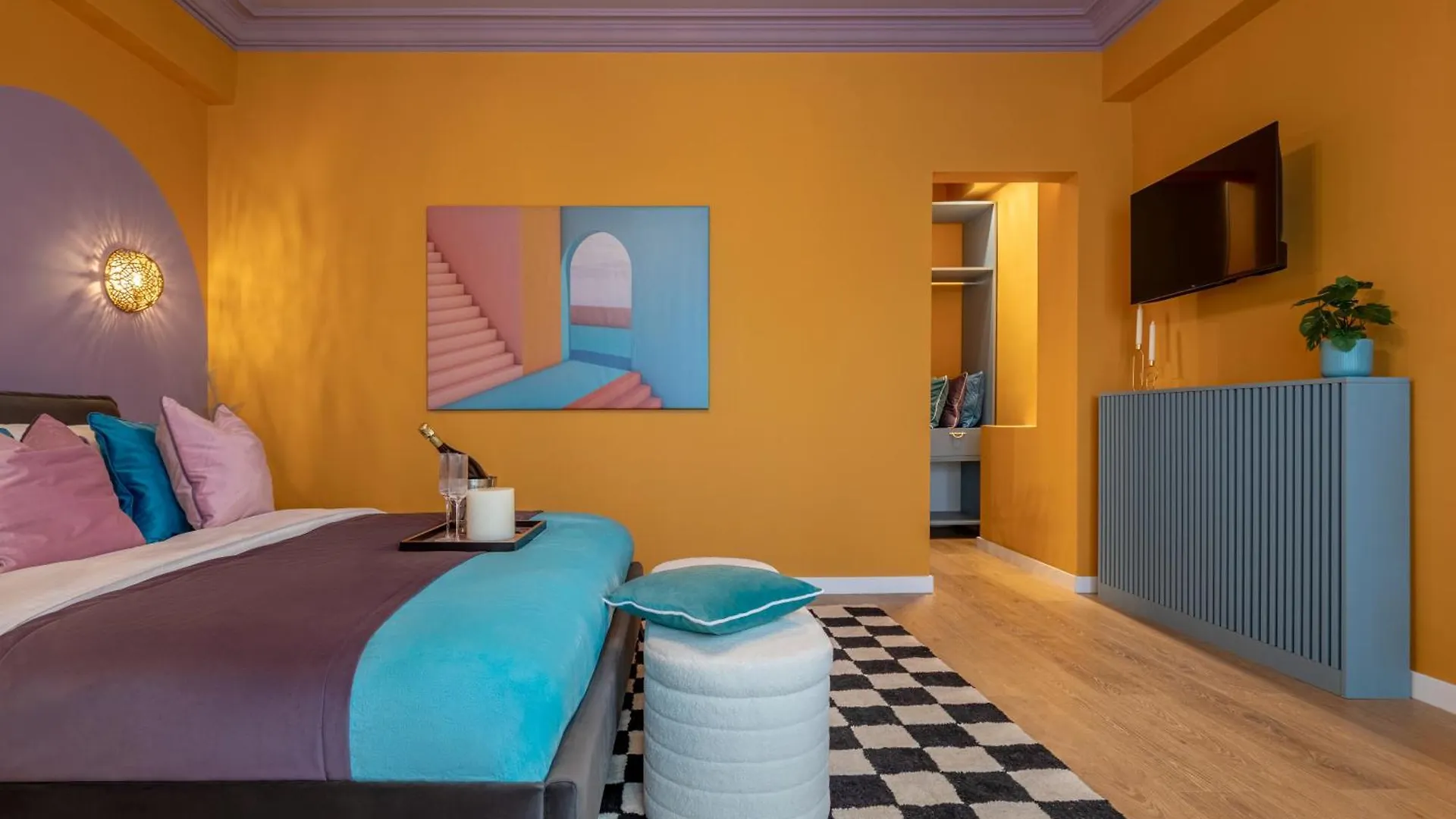 Wes Anderson In Bucharest Apartment